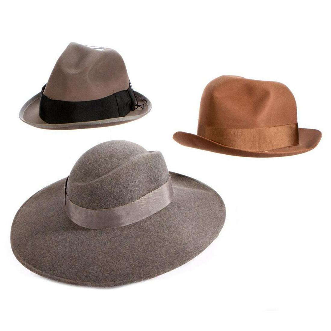 Three Mr. John and Borsalino hats (1 of 7)