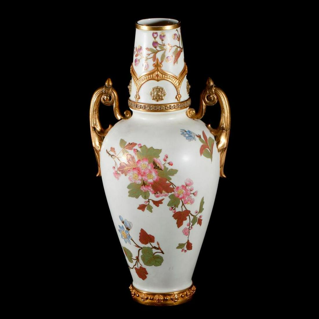 19th century Worcester porcelain vase. (1 of 6)