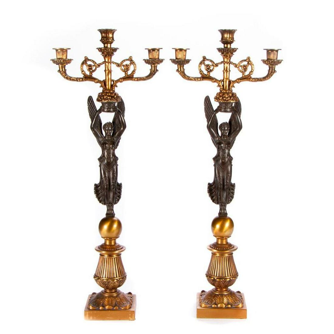 A pair of candelabras. (1 of 8)