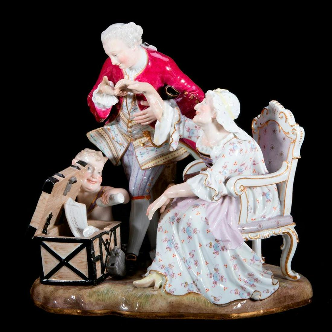 Meissen Porcelain Group (1 of 10)