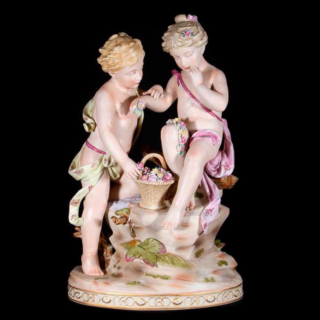 Bisque figures of children. (1 of 10)