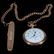 Hamilton 14k gold open face pocketwatch
