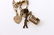14k gold charm bracelet - 4
