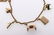 14k gold charm bracelet - 2