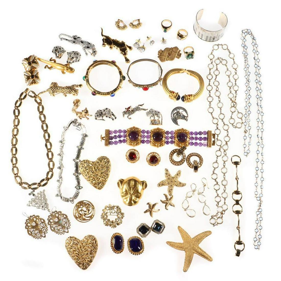 Collection of costume and rhinestone jewelry (1 of 7)