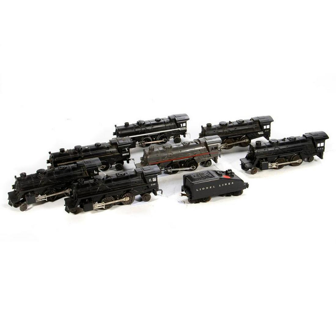 O Gauge (8) Lionel Steam Locomotives for parts and (1 of 6)