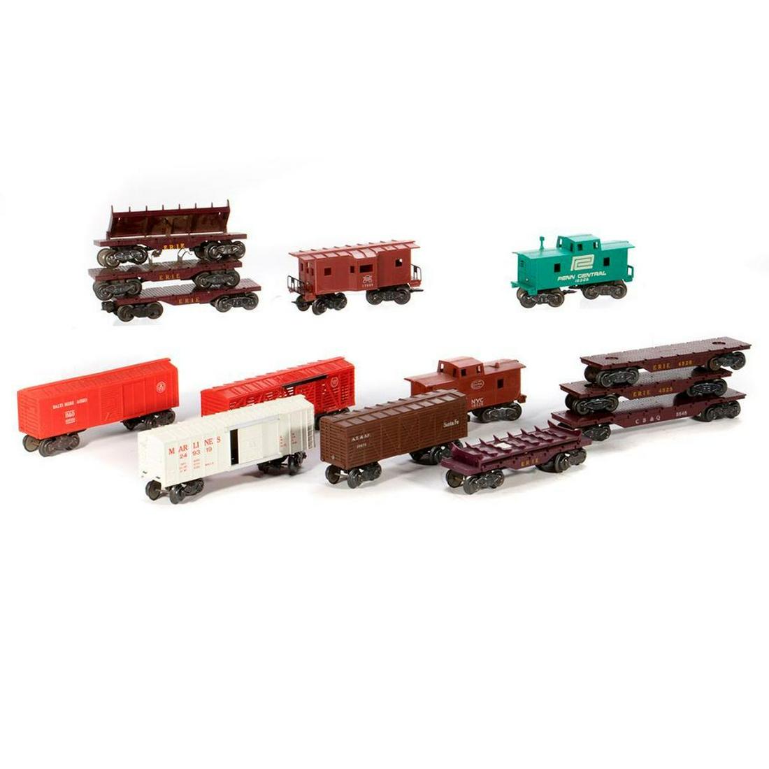 O Gauge (18) 8 Wheel Marx Plastic Freight Cars (1 of 6)