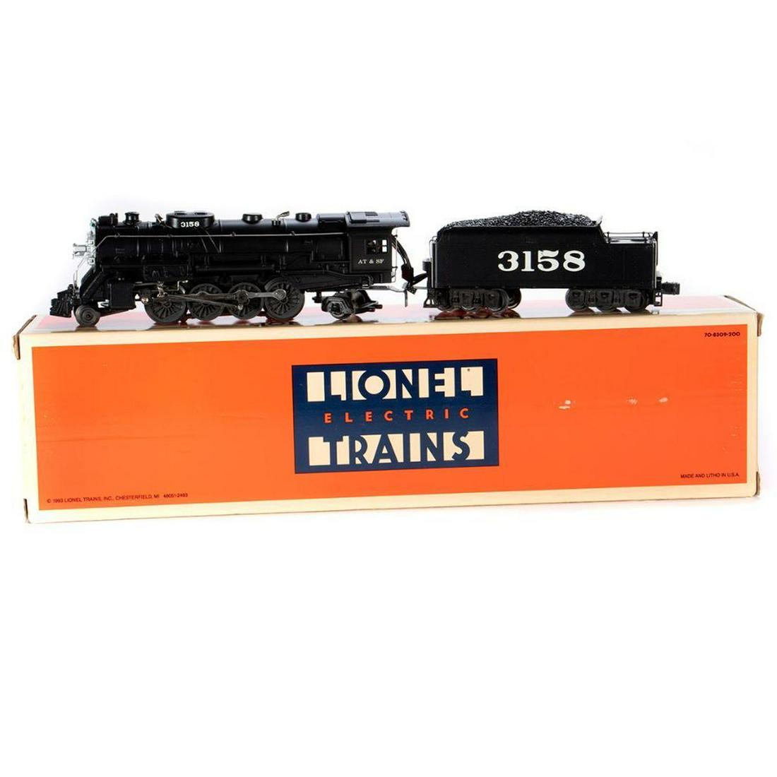 O Gauge Lionel 6-18034 Santa Fe Mikado 2-8-2 and tender: Lionel Santa Fe Mikado and die cast tender