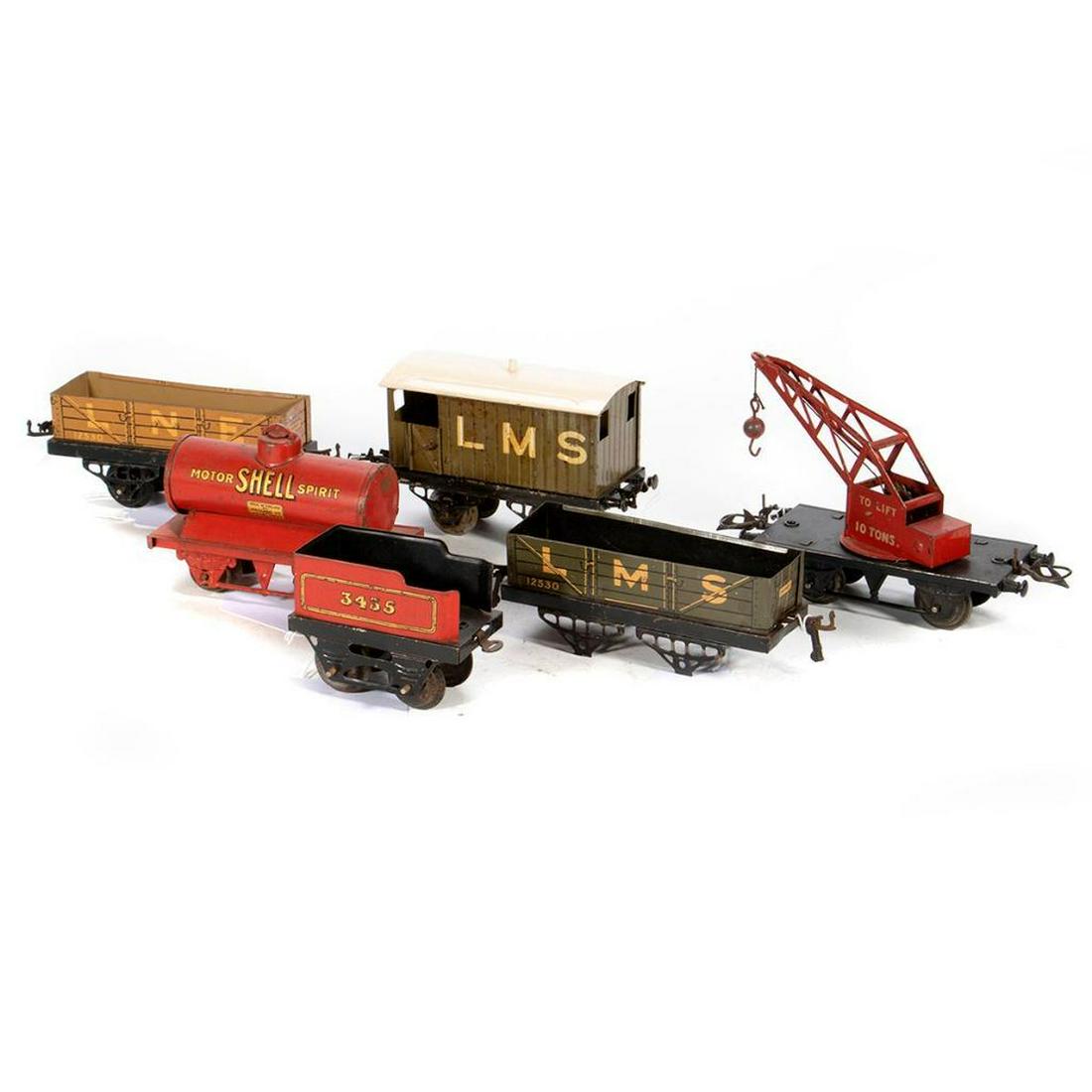 O Gauge Hornby (6) 4 Wheel Goods Wagons (1 of 4)