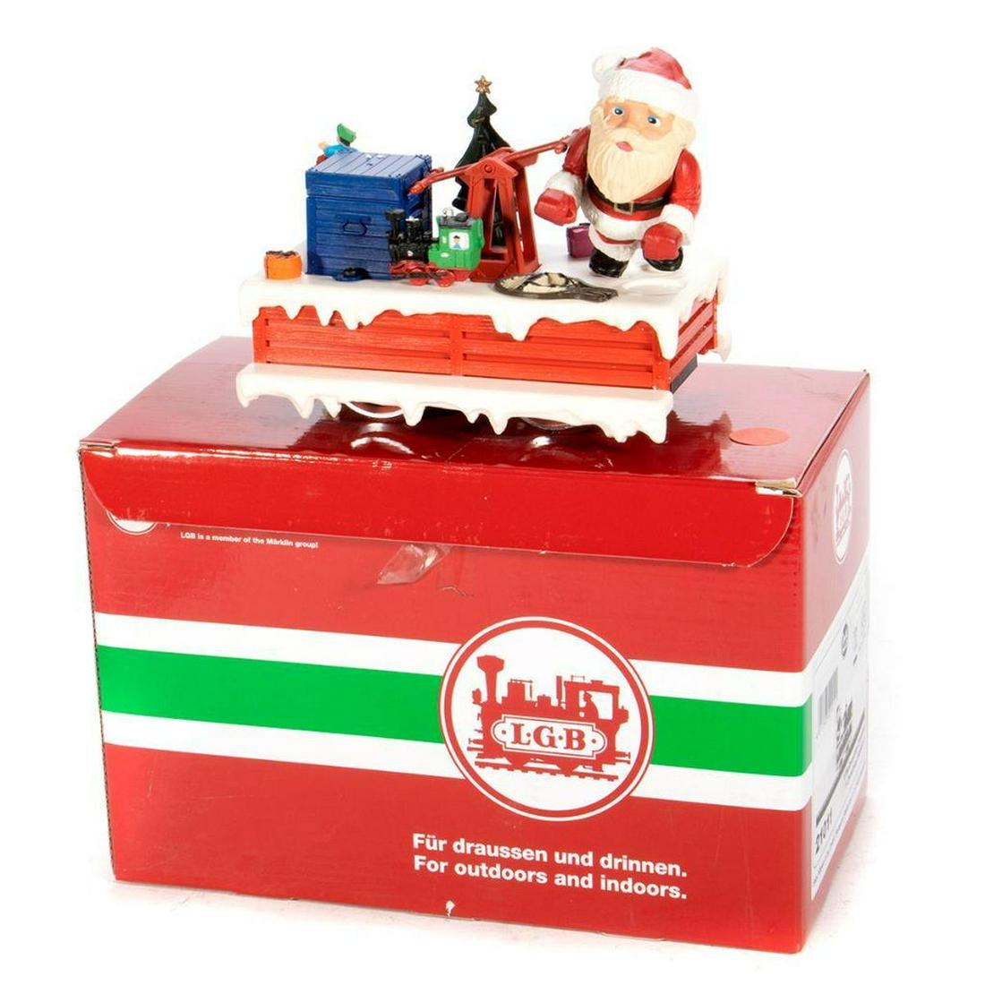 LGB 21011 Christmas Handcar: LGB 21011 Christmas Handcar