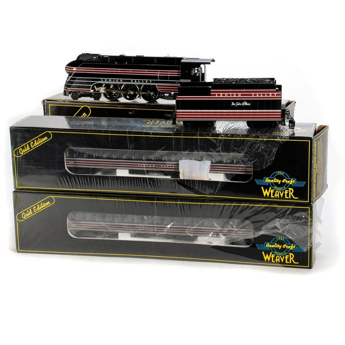 O Gauge Weaver Lehigh Valley Streamline passenger cars (1 of 8)