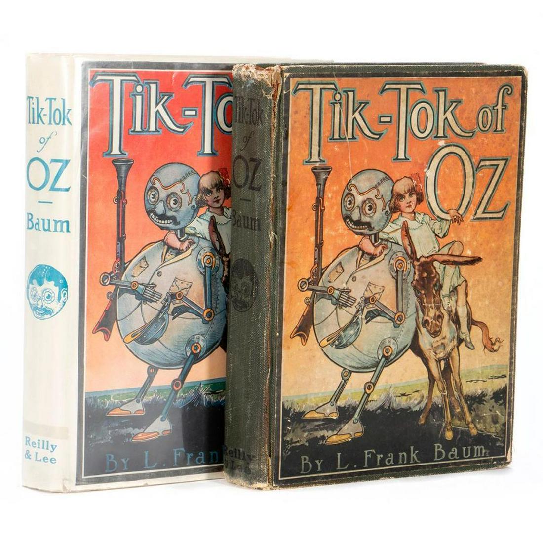 Two copies of Tik-Tok of Oz, one in jacket (1 of 4)