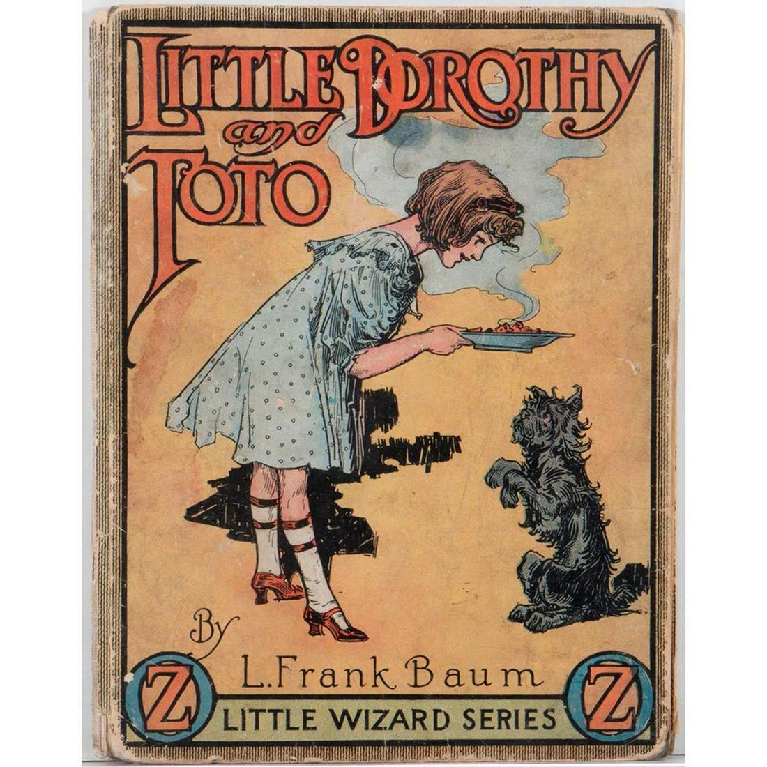 Little Dorothy and Toto: Little Dorothy and Toto by L. Frank Baum, illustrated by John R. Neill. Reilly & Britton 1913 first edition of the "Little Wizard Series", hardcover with illustrated paper boards, blue and white illus