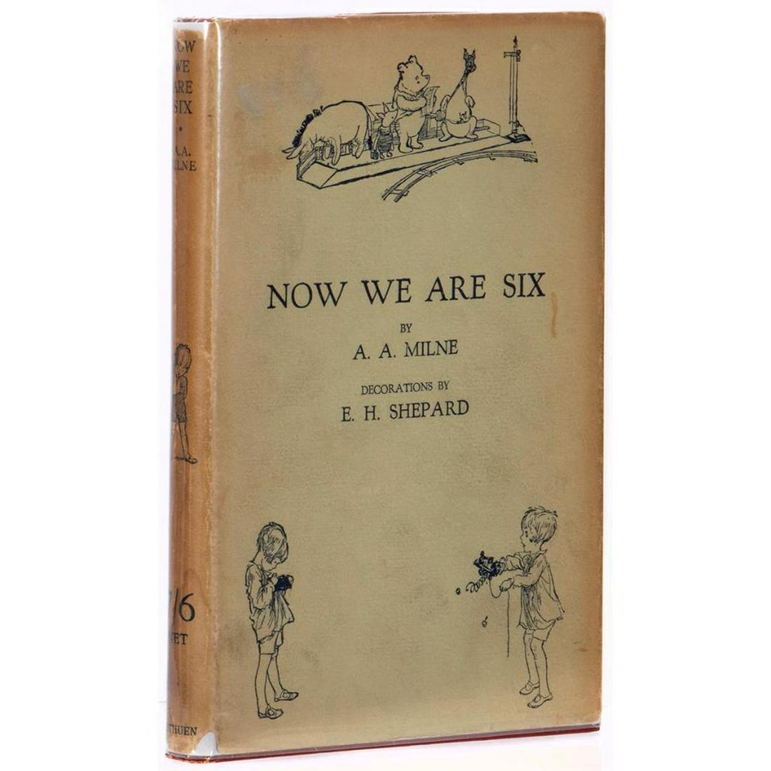 Fine First British Edition of Now We are Six in Dust