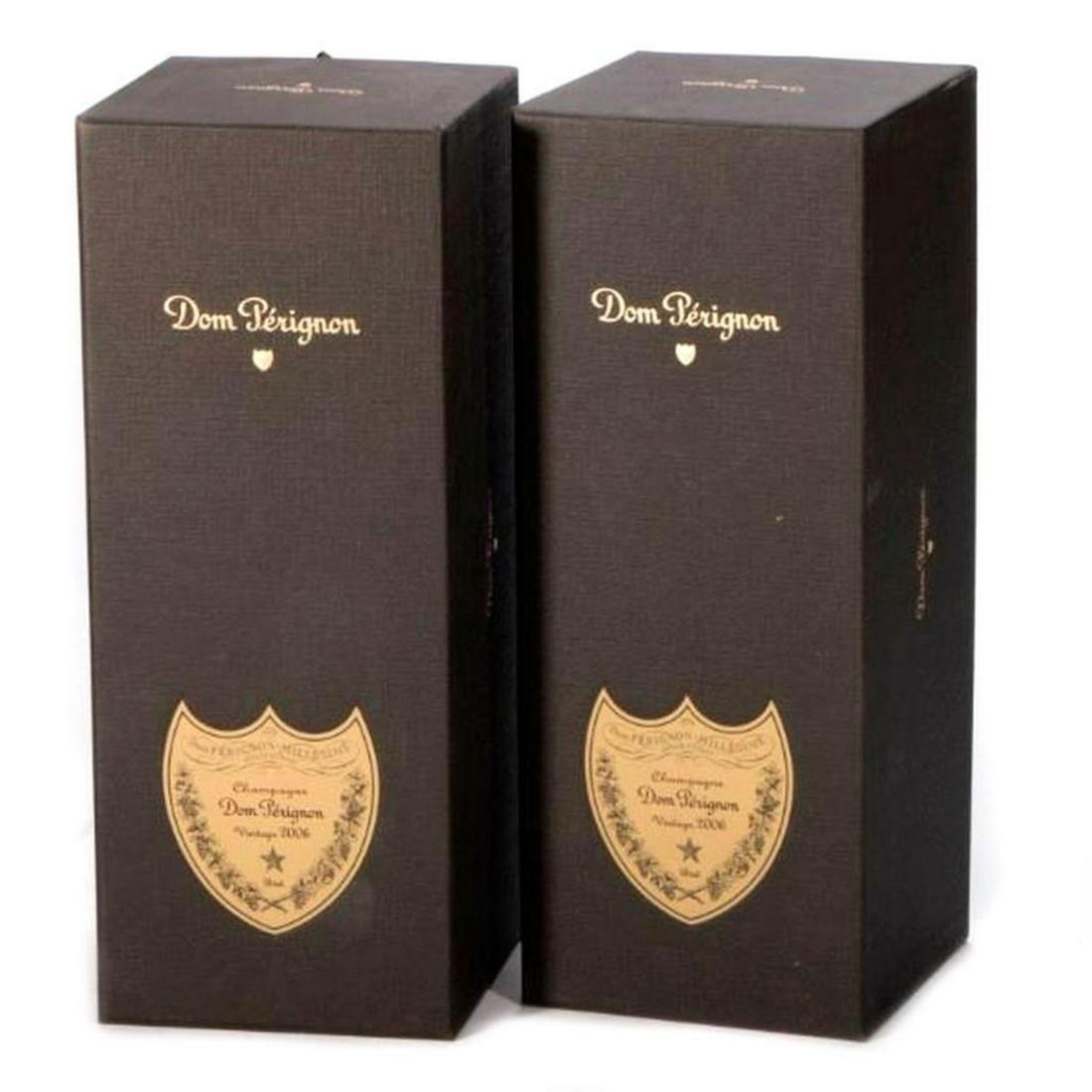 Two Bottles of 2006 Dom Perignon Champagne: Two Bottles of 2006 Dom Perignon Champagne