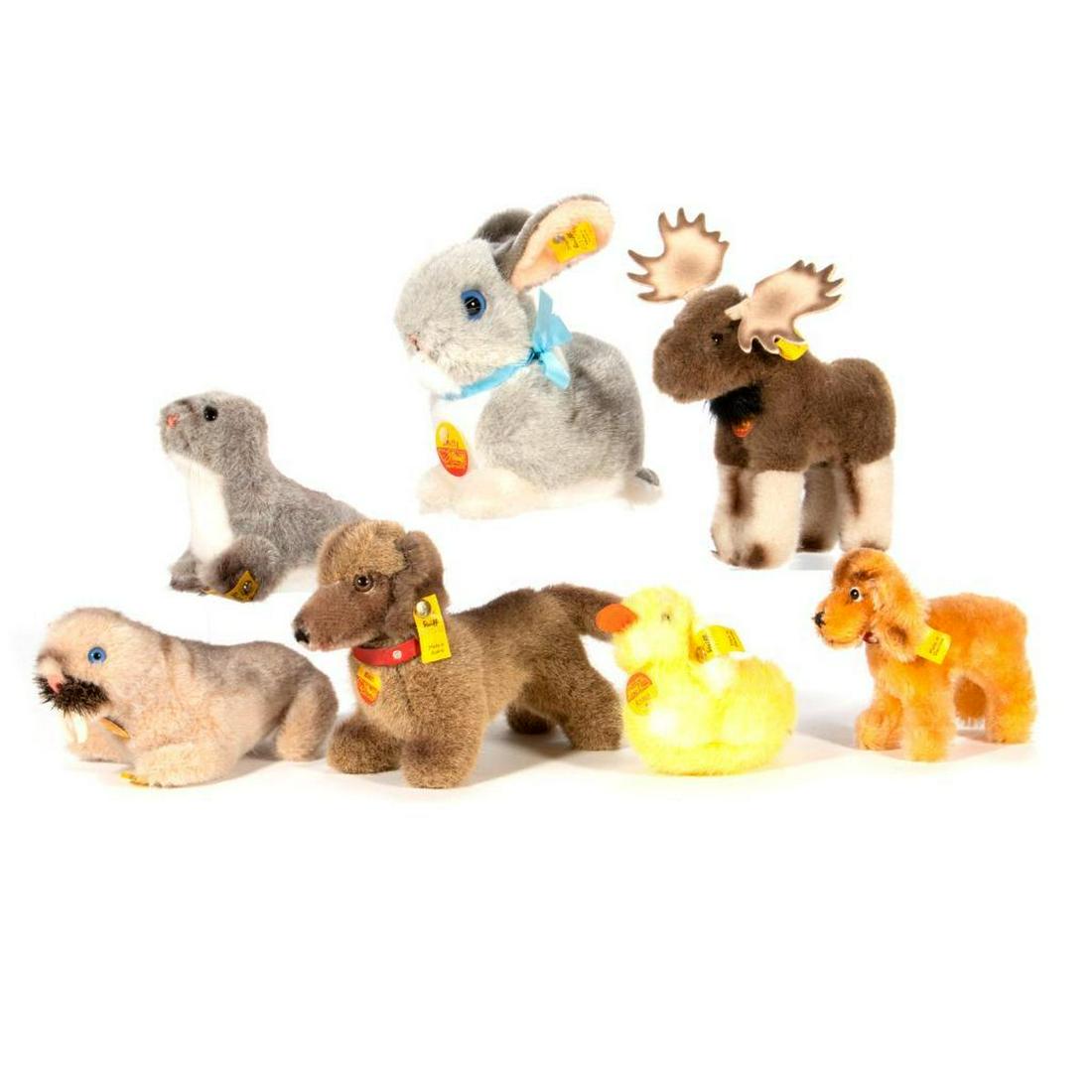Vintage Steiff Animals, Lot of 7 (1 of 17)