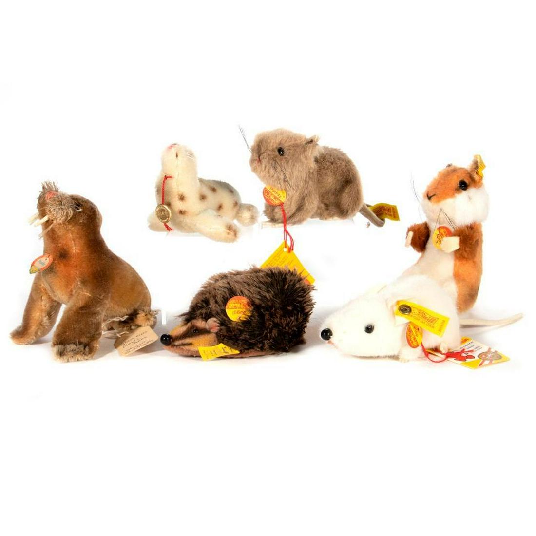 Vintage Steiff Animals, Lot of 5 plus 1 (1 of 17)