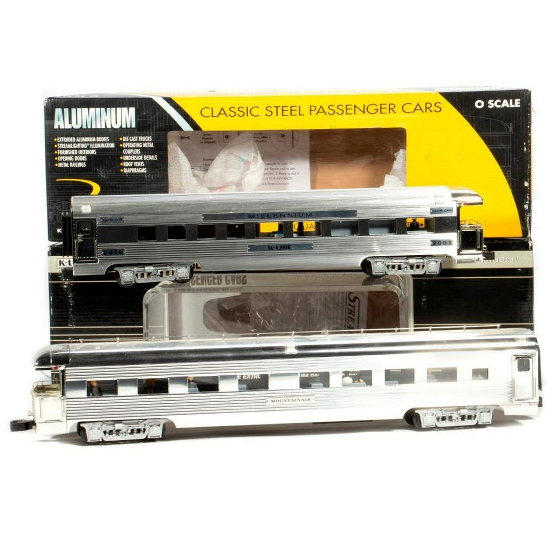 K-line O Gauge Millennium Streamliner Car and Santa Fe (1 of 7)