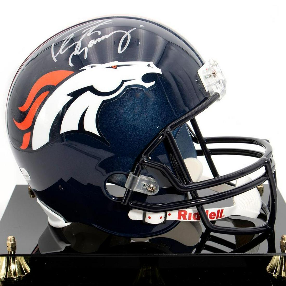 Peyton Manning Denver Broncos Autographed Helmet (1 of 6)