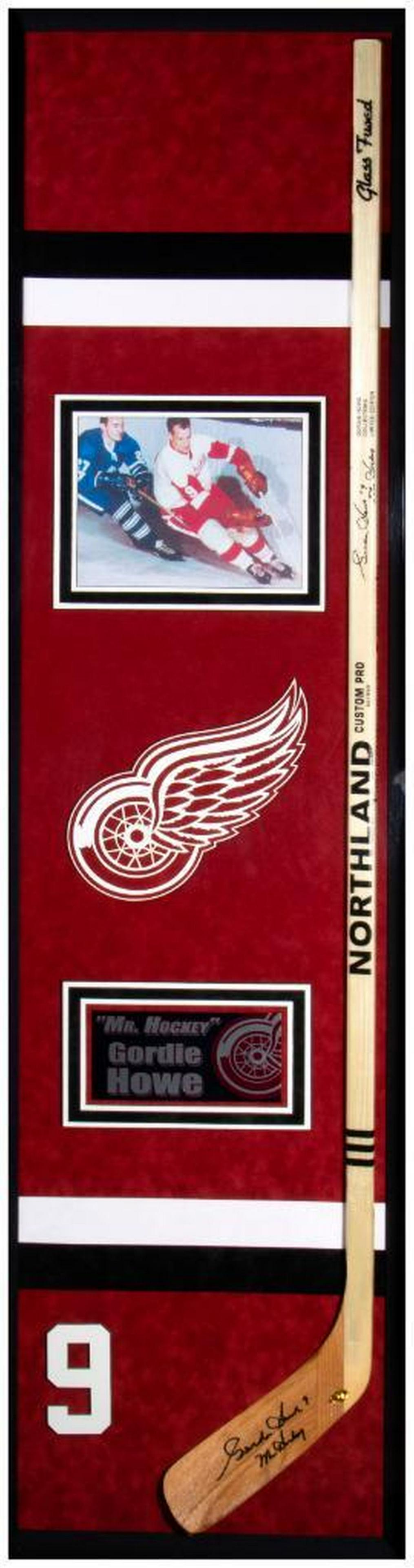 Gordie Howe signed hockey stick (1 of 6)