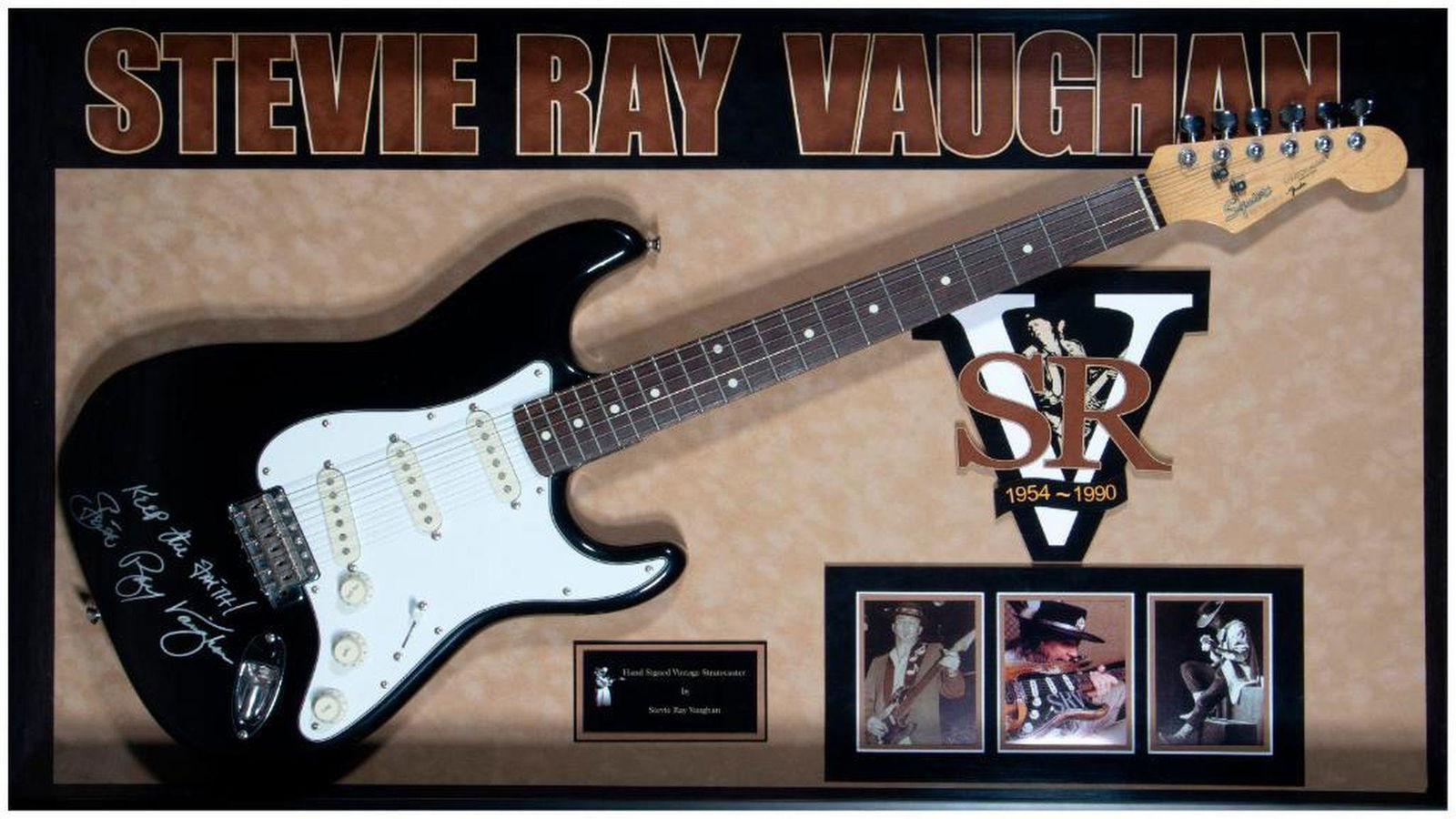 Stevie Ray Vaughan signed Stratocaster (1 of 7)