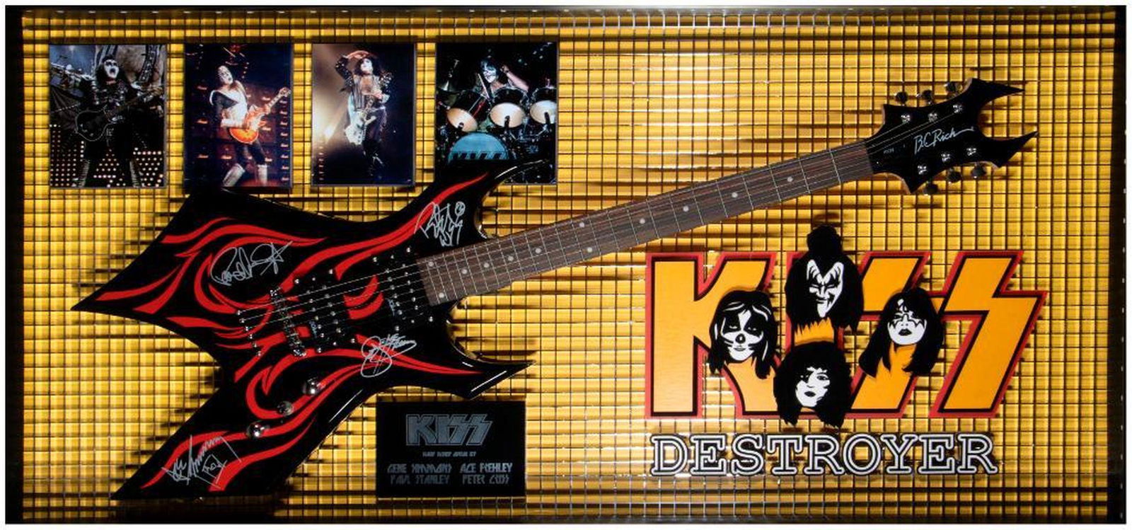 Kiss signed guitar (1 of 8)