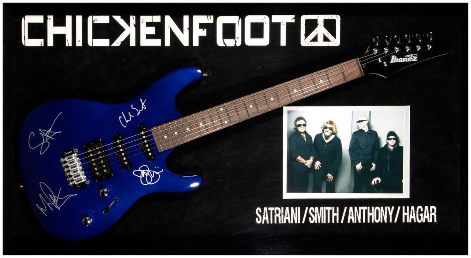 Chicken Foot signed guitar (1 of 7)