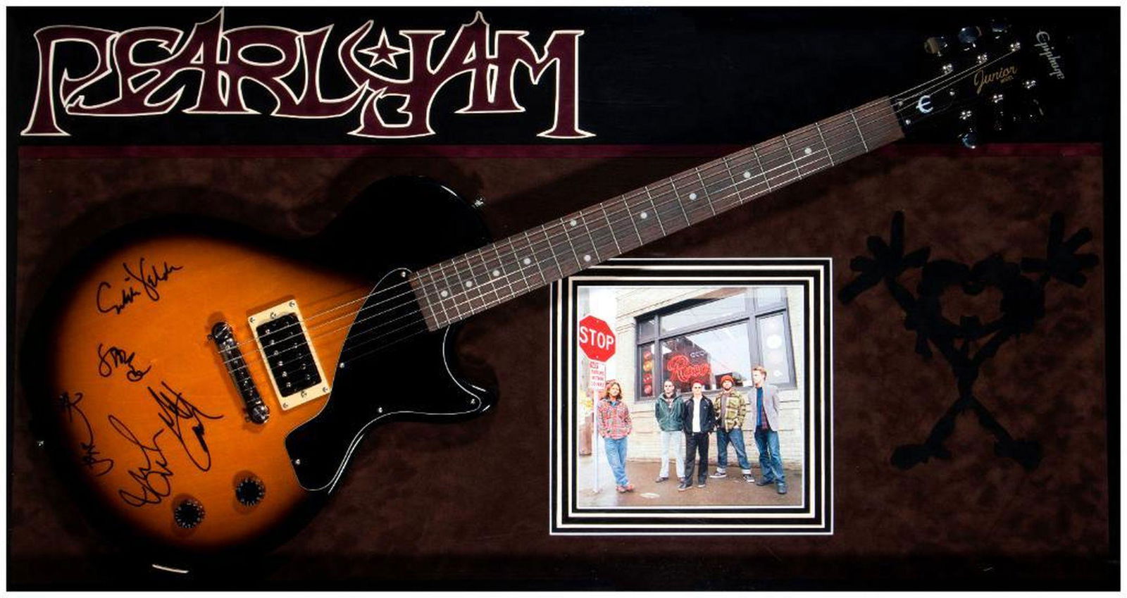 Pearl Jam signed guitar (1 of 7)