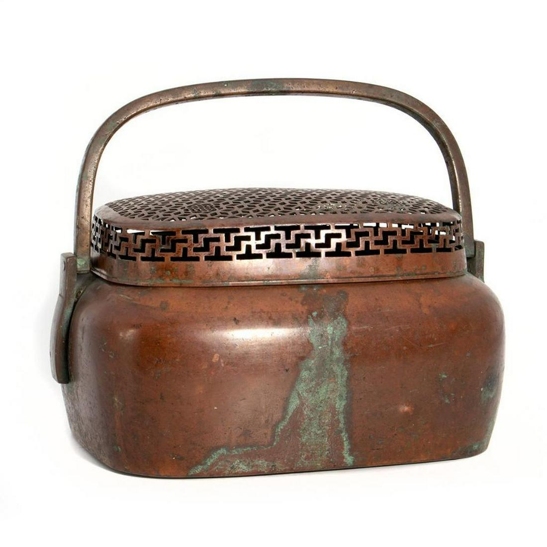 Japanese Bronze Brazier or Hand Warmer (1 of 8)