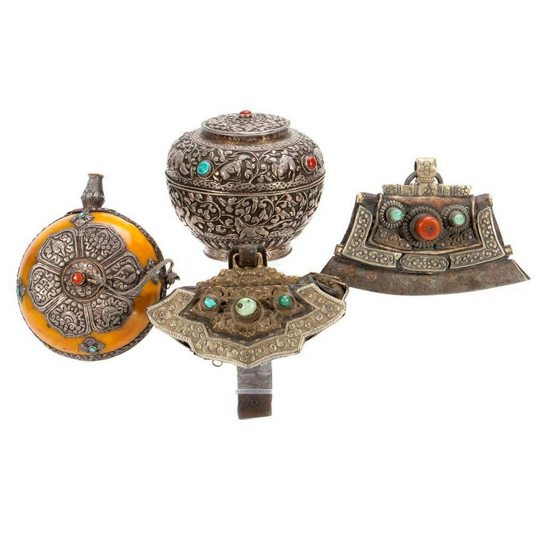 Tibetan Silver and Coral Collection (1 of 13)