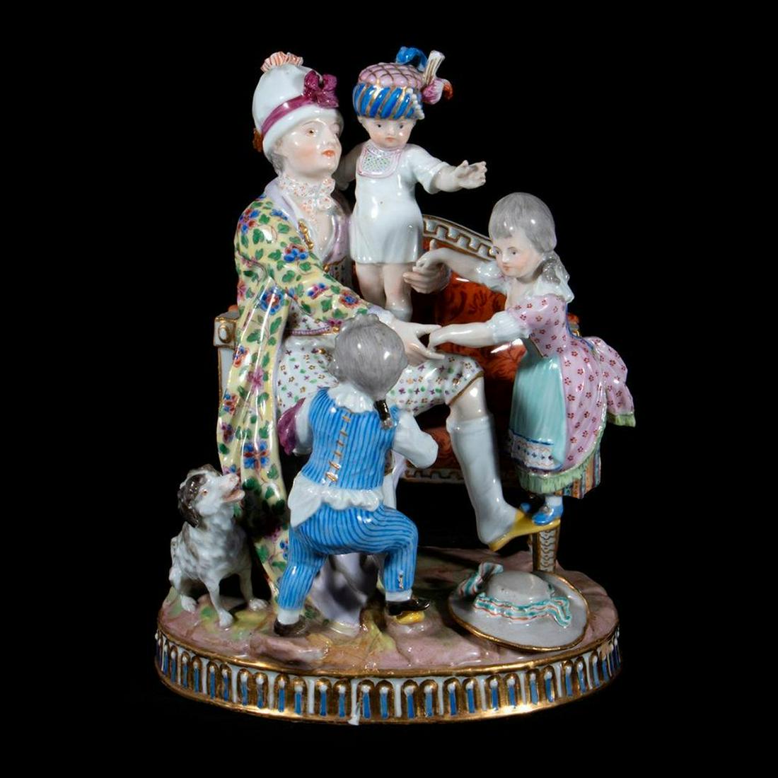 Dresden Porcelain Figural Group (1 of 8)