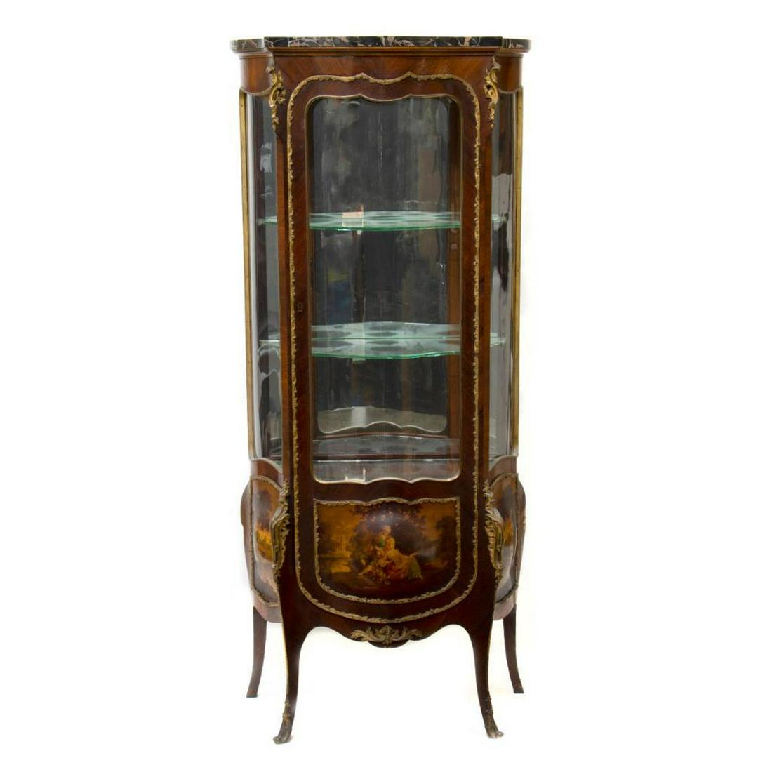 Louis XV Style Vitrine Cabinet (1 of 7)