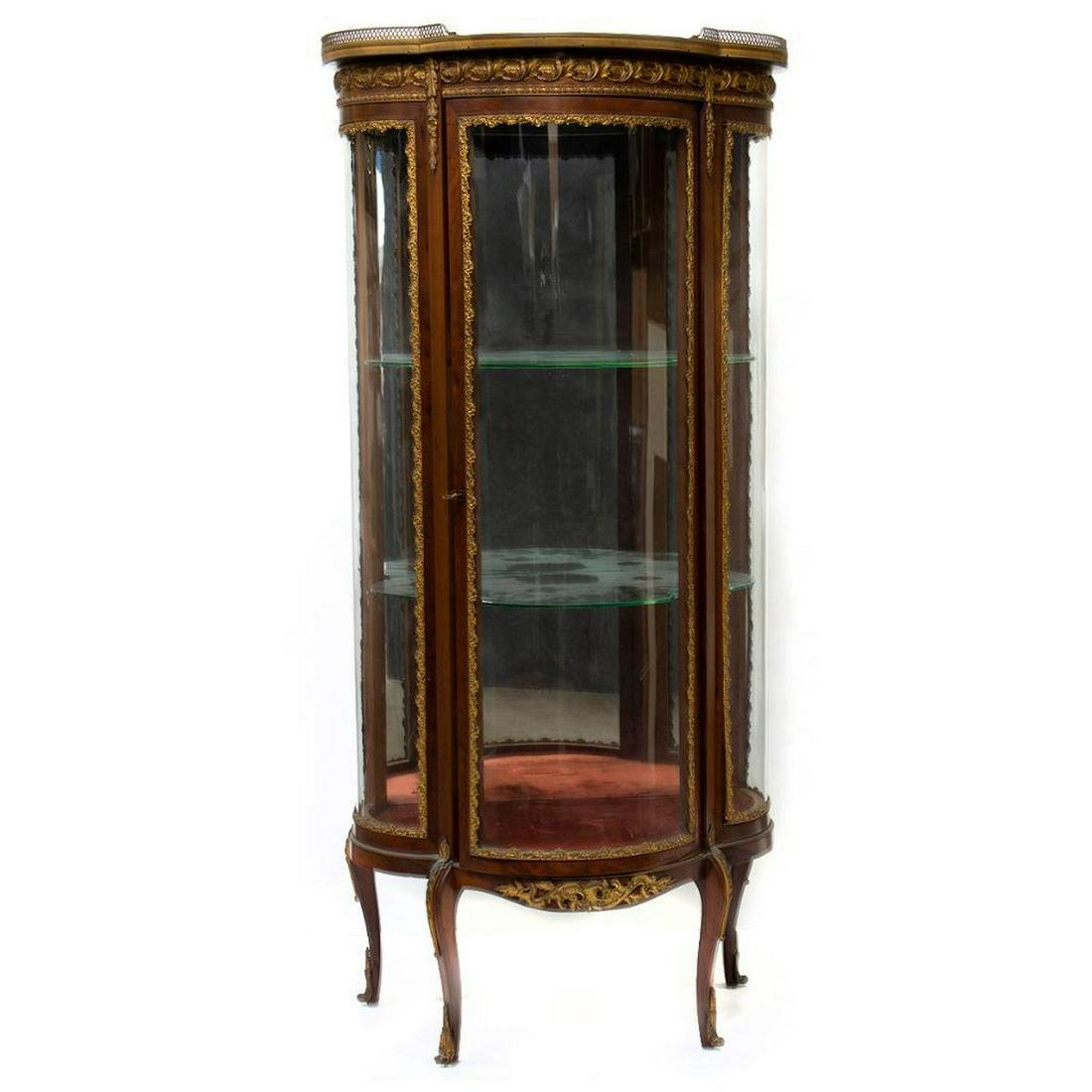 Louis XV Style Vitrine Cabinet (1 of 5)