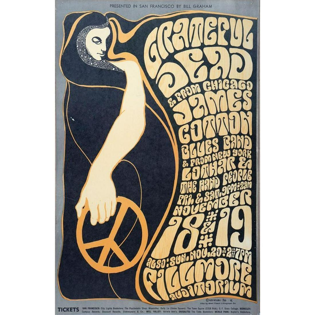 Grateful Dead/James Cotton/Lothar Concert Poster (1 of 4)
