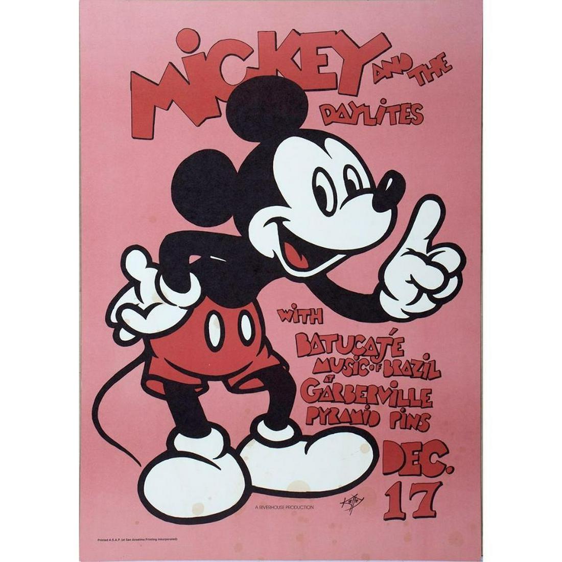 The Other Ones NYE and Mickey & The Daylights Concert: Two Posters: Artist: The Others Ones NYE 2000/2001 Venue: Oakland Arena Date: 12/31/2000 Poster #: BGP251 Condition: Very good Artist: Mickey & The Daylights Venue: Garberville Pyramid Pins Date: 12/7