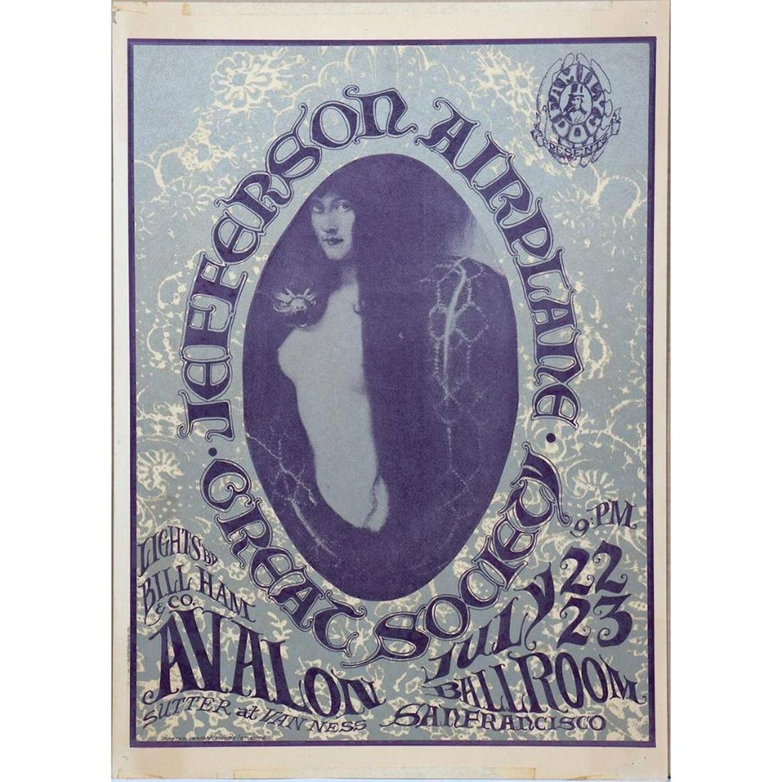 Jefferson Airplane/Great Society Concert Poster (1 of 2)
