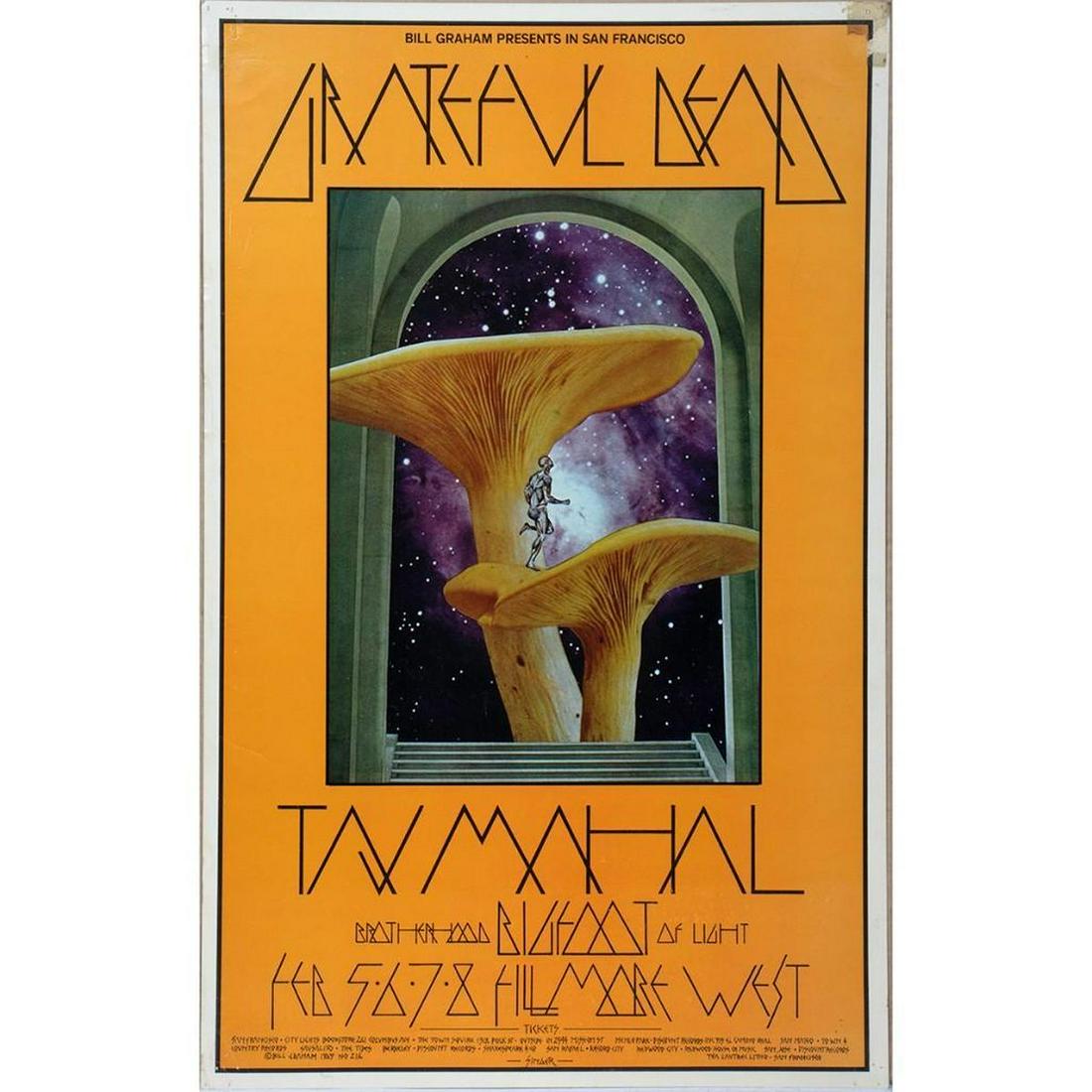 Grateful Dead/Taj Mahal Concert Poster (1 of 2)