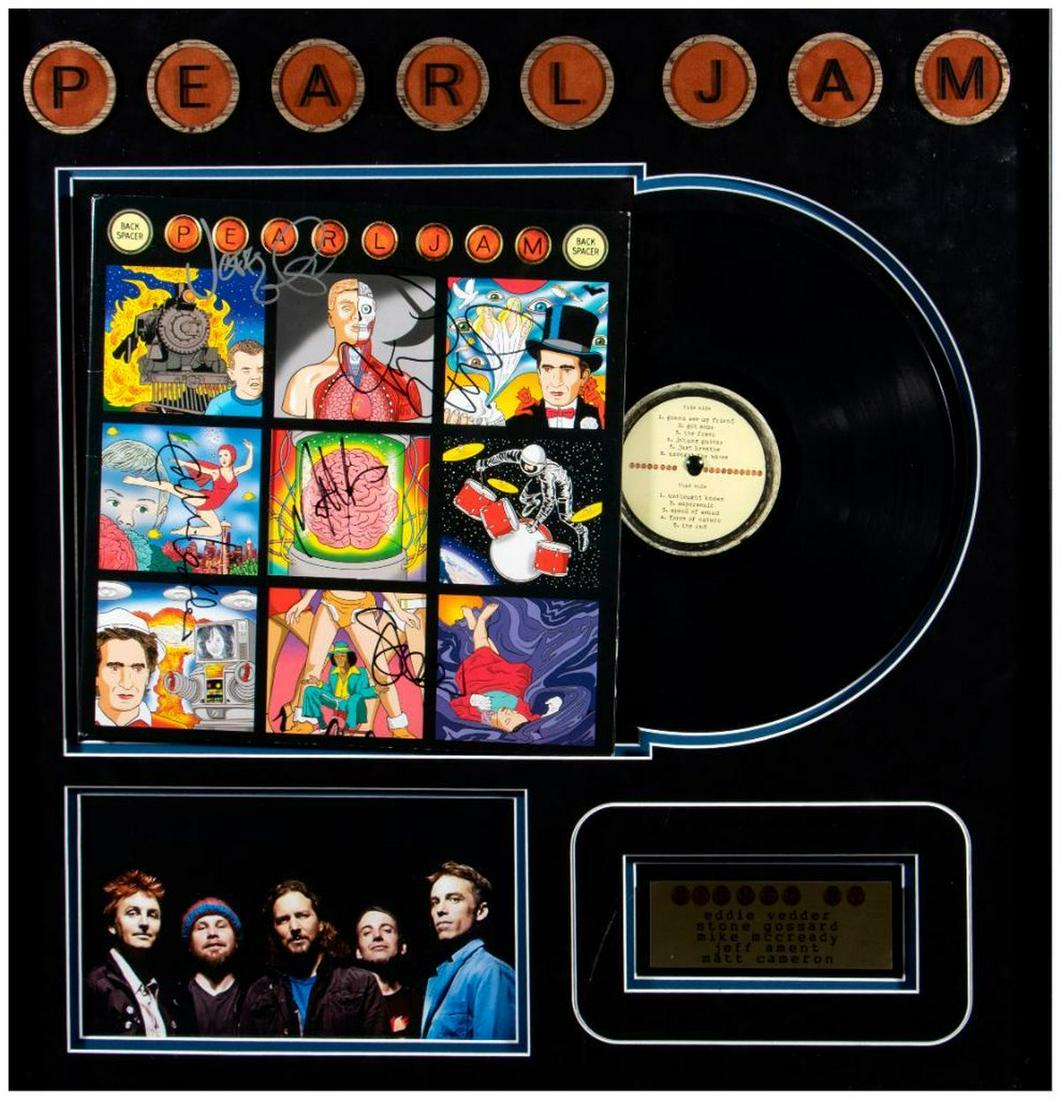 Pearl Jam signed album cover (1 of 5)
