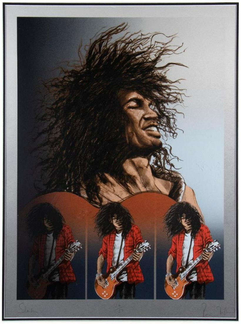 Slash Signed Limited Edition Framed Collectible. (1 of 6)