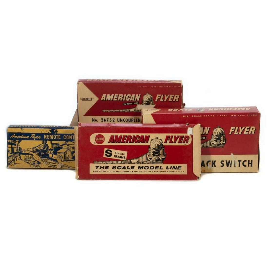 American Flyer Boxed Switches and Uncouplers (1 of 1)