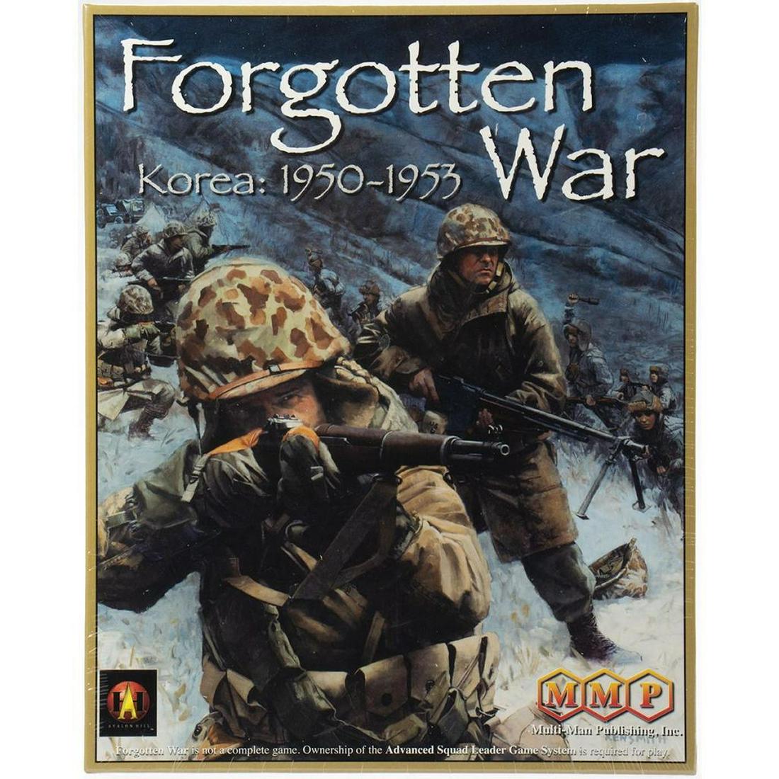 MMP: Forgotten War: Korea: 1950 - 1953: MMP: Forgotten War: Korea: 1950 - 1953: expansion pack to Advanced Squad Leader Game System [sealed] Publisher: Avalon Hill