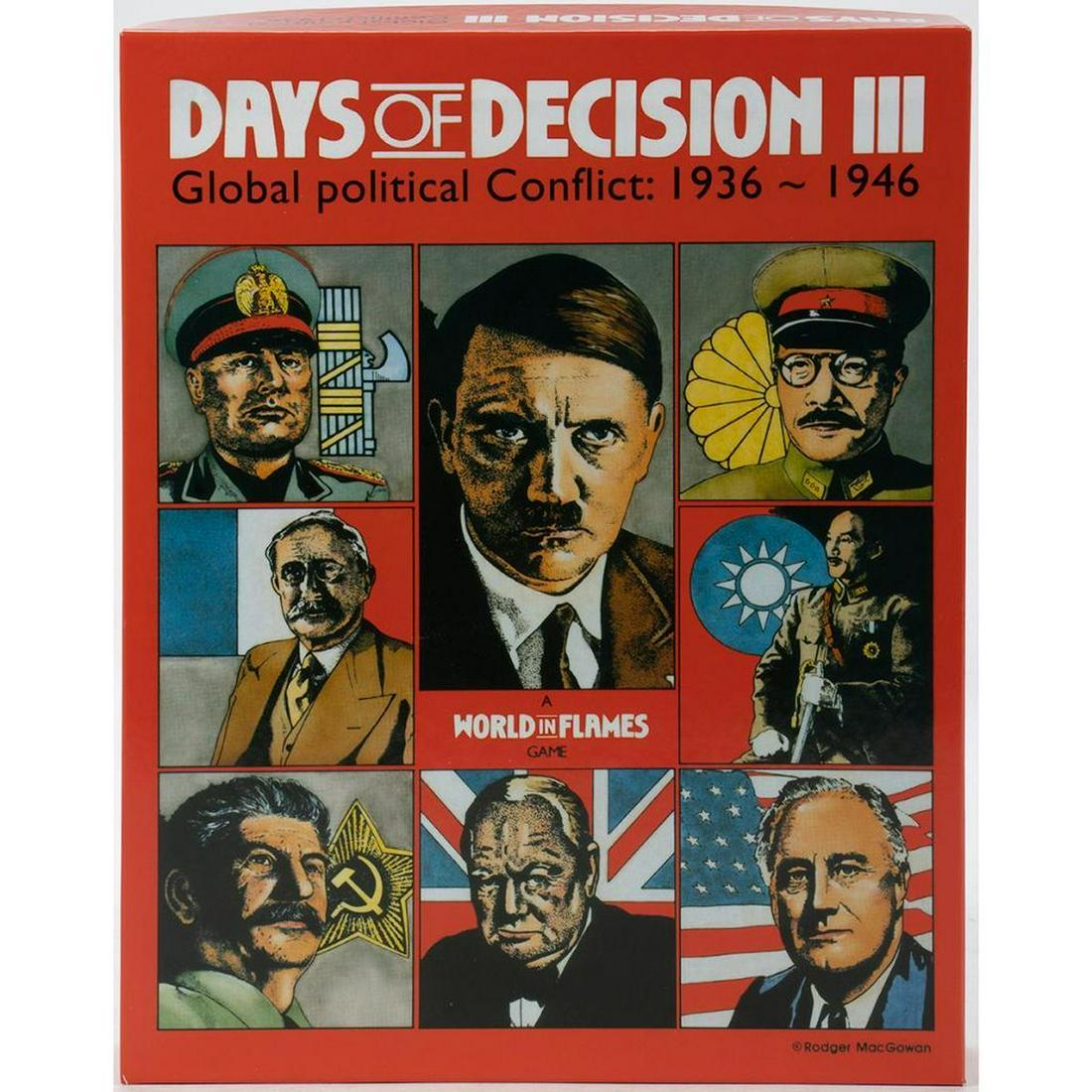 Days of Decision III: Global political Conflict: 1936 -: Publisher: Australia Design Group Copyright: 2007