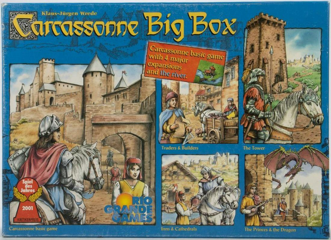Carcassonne Big Box : Basic Game and five expansions: Carcassonne Big Box : Basic Game and five expansions [box has shelf wear] Publisher: Rio Grande Games Copyright: 2006