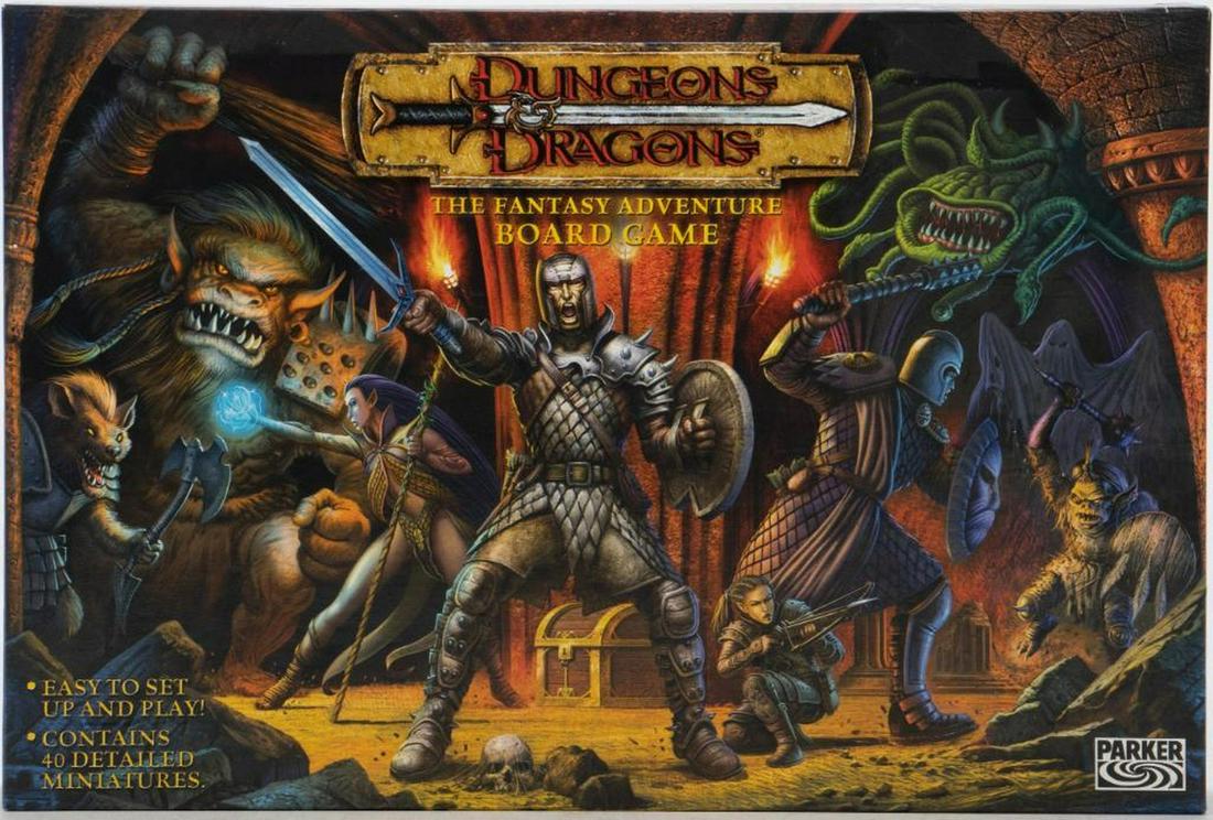Dungeons and Dragons : The Fantasy Adventure Board Game: Publisher: Parker Copyright: 2003