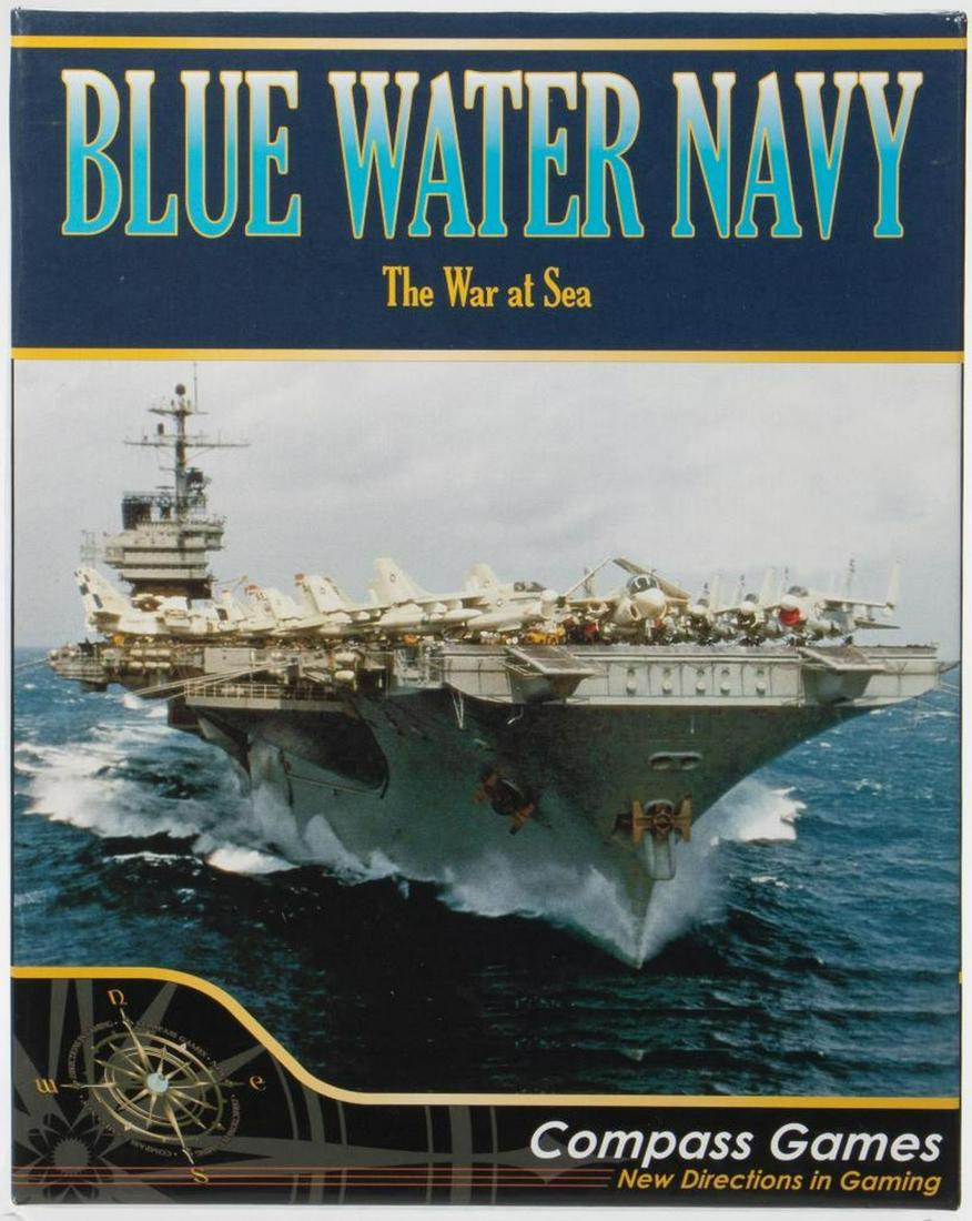 Blue Water Navy : The War at Sea: Blue Water Navy : The War at Sea [opened and parts sorted into plastic bins ] Publisher: Compass Games Copyright: 2019