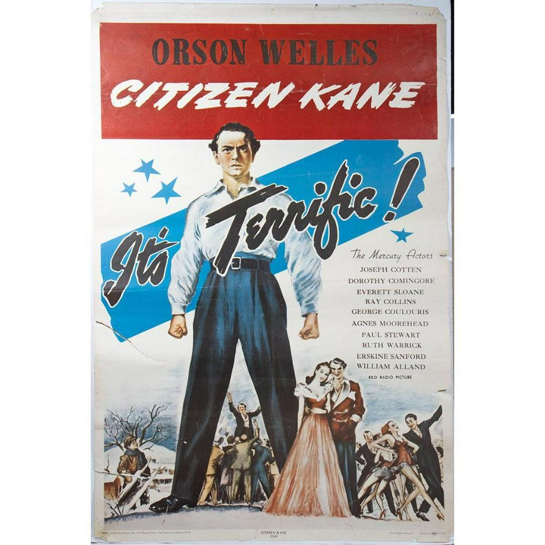 Orson Wells Citizen Kane Movie Poster (1 of 1)