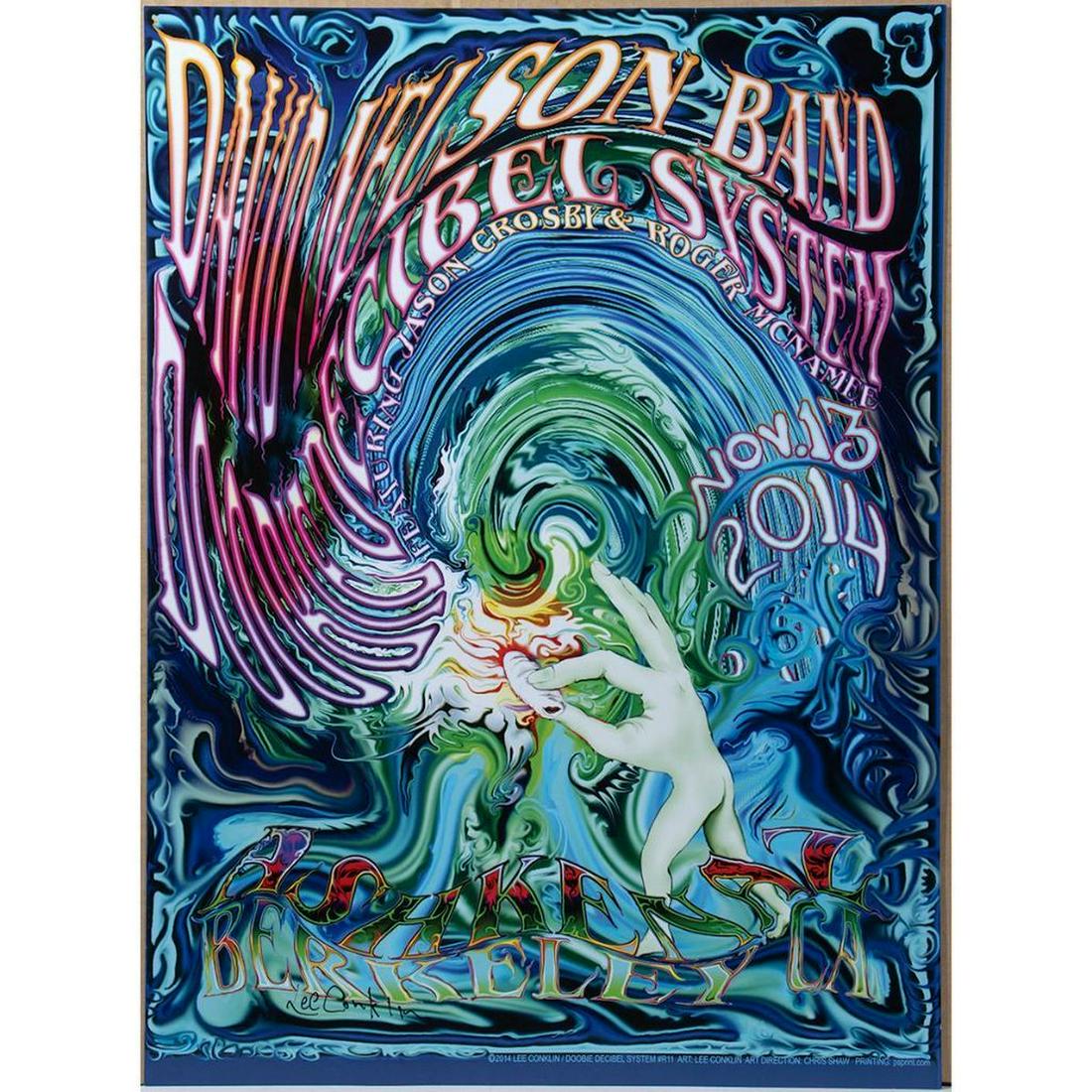 David Nelson Band Doobie Decibel System Concert Poster (1 of 2)