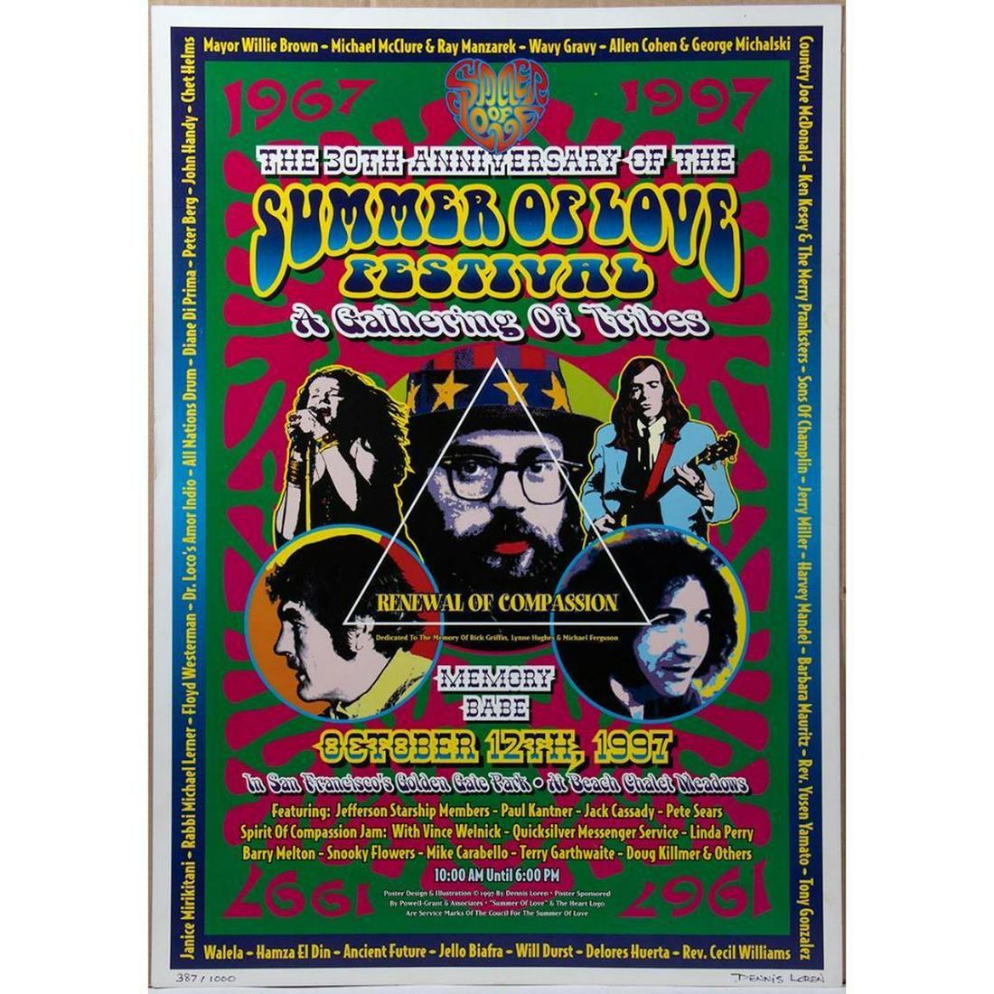 Summer of Love Festival Concert Poster (1 of 2)