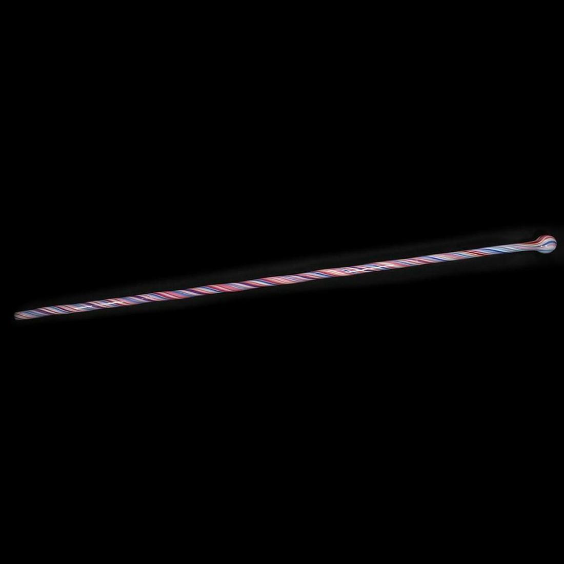19th century English blown glass cane: 54. L. Condition: Very good, no chips or cracks