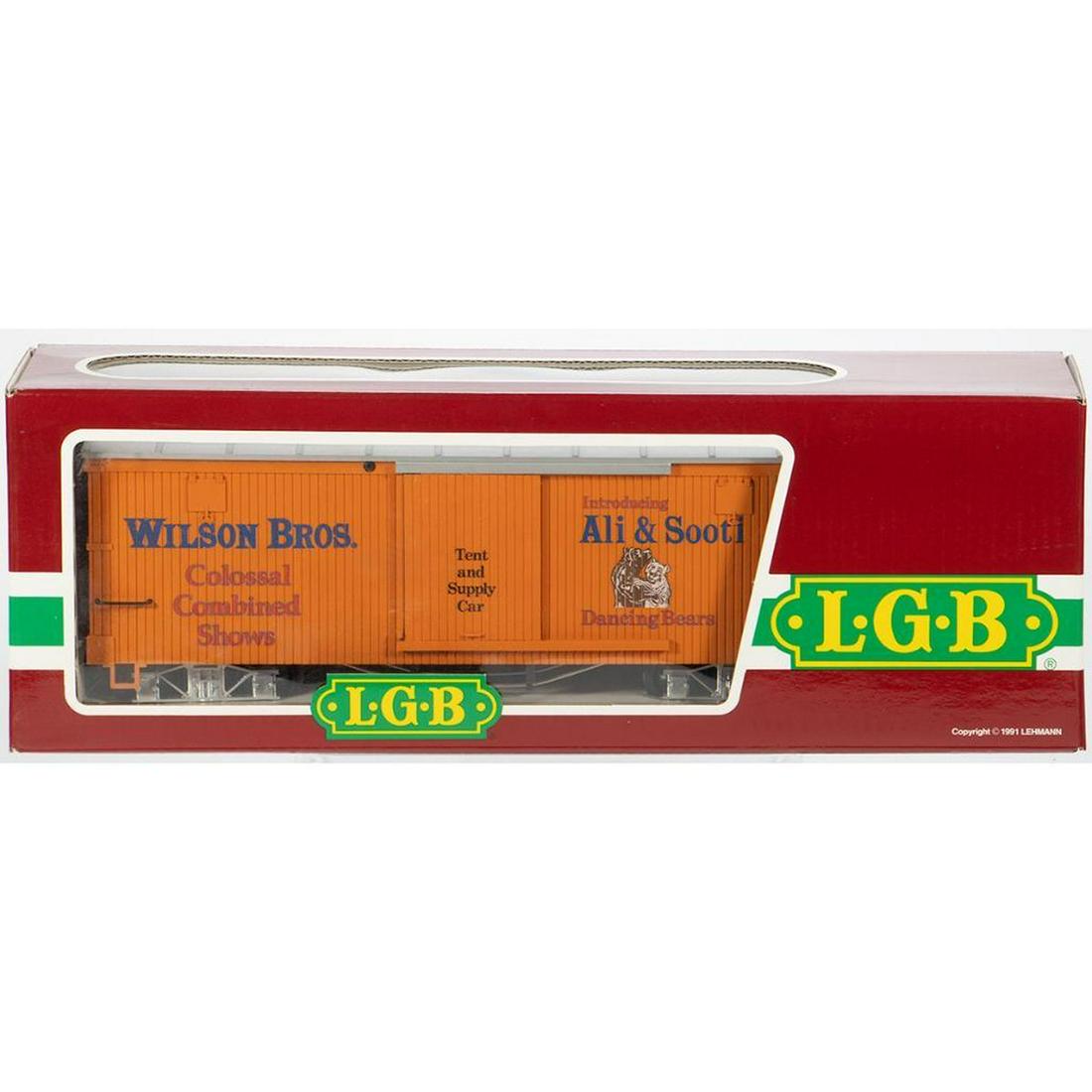 Wilson Brothers Circus Baggage Car Limited Edition: Wilson Brothers Circus Baggage Car Limited Edition Serial Number 1941 LGB4067 - DG New Old Stock